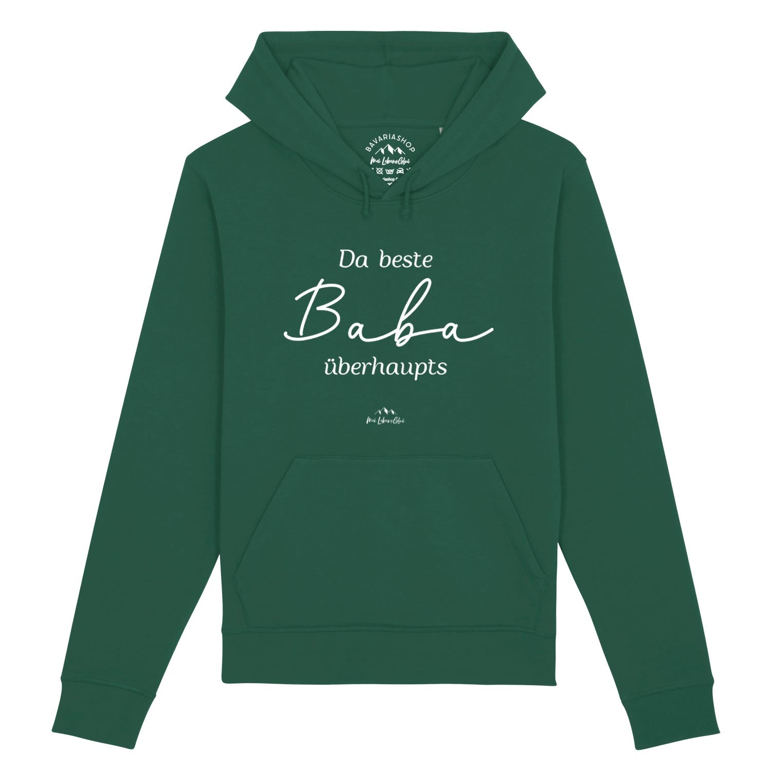 Herren Hoodie Da beste Baba – Bio Baumwolle Bayern kaufen