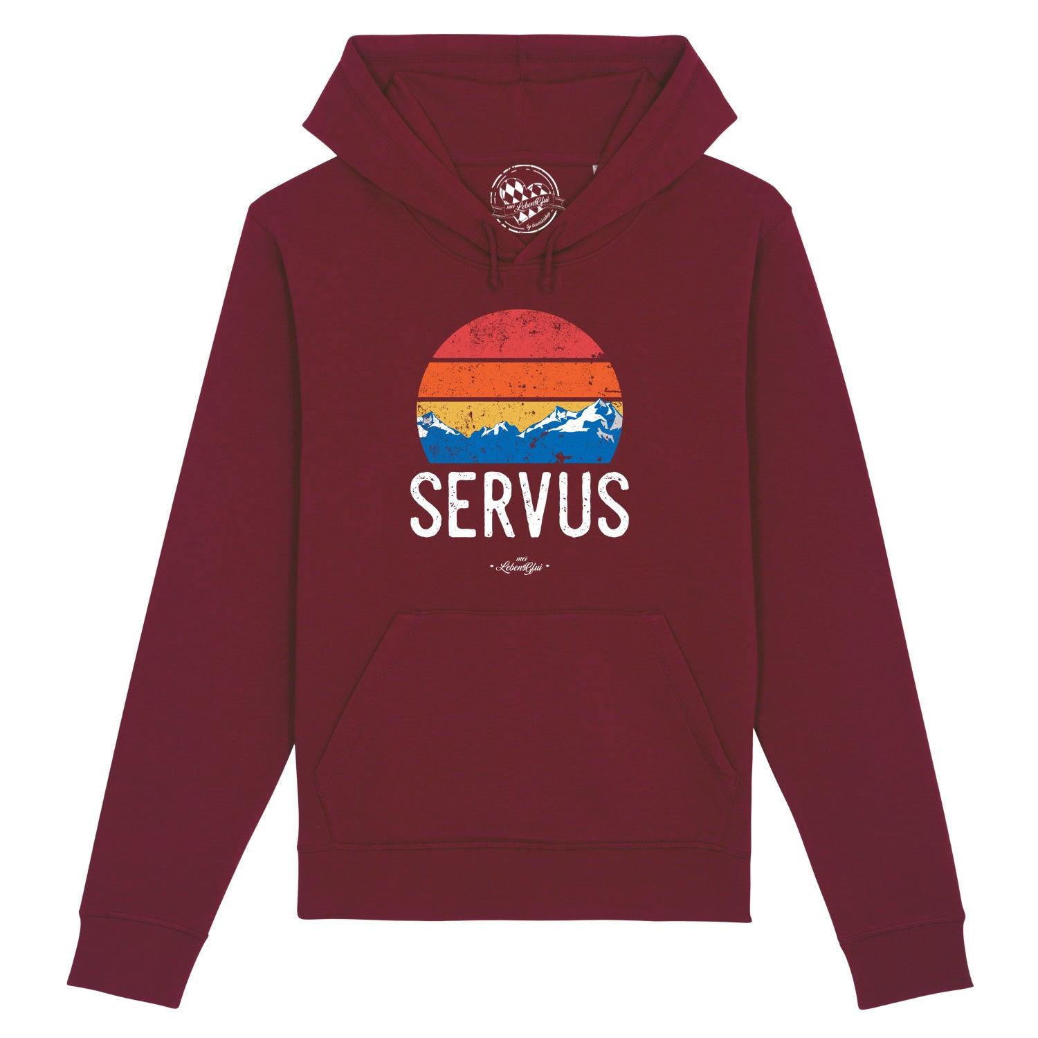 Herren Hoodie "Servus" - bavariashop - mei LebensGfui