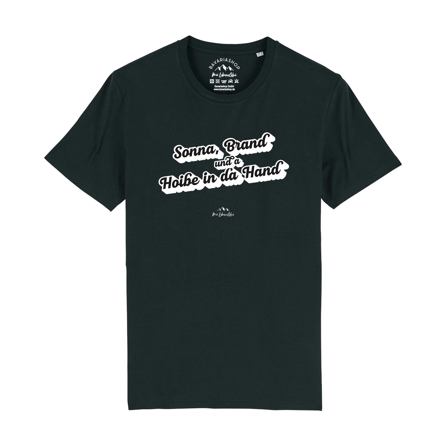 Herren T-Shirt "Sonna, Brand und a Hoibe in da Hand"