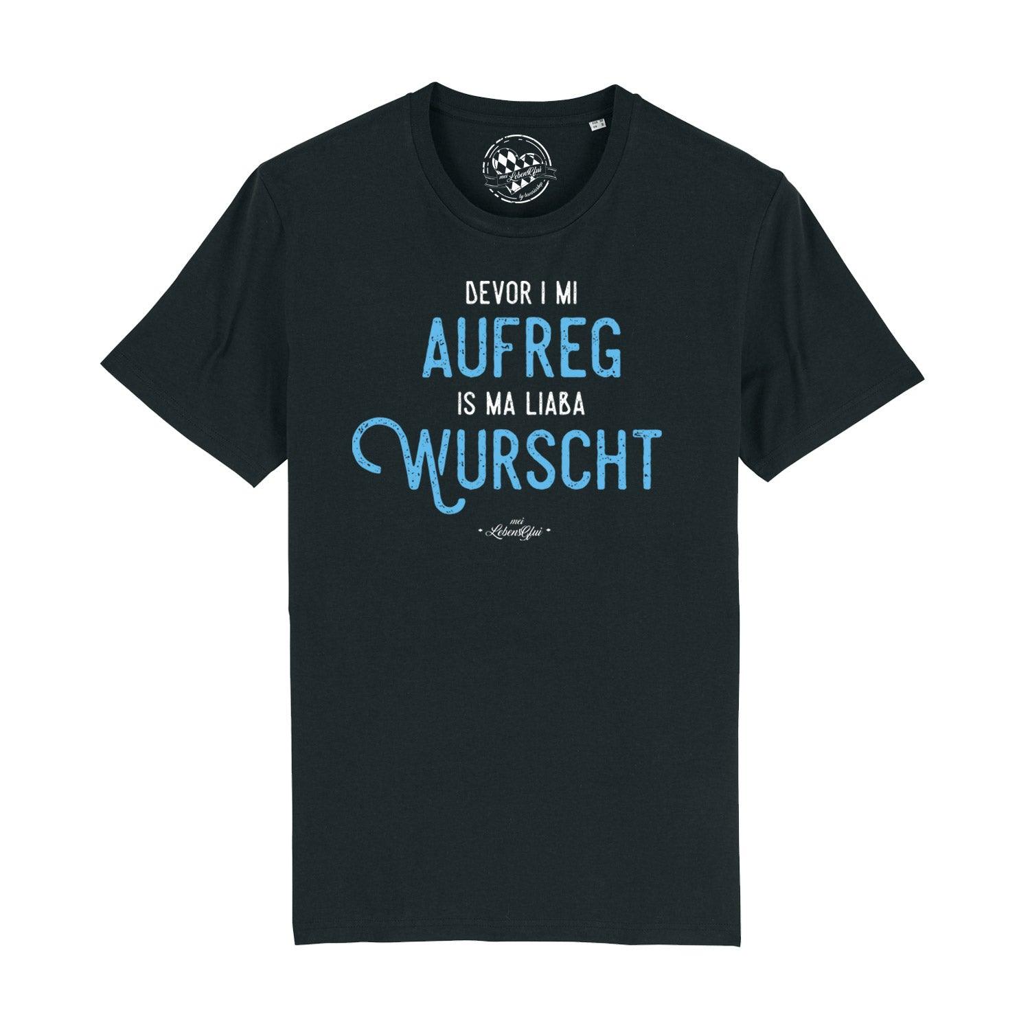 Herren T-Shirt "Bevor i mi aufreg..." - bavariashop - mei LebensGfui