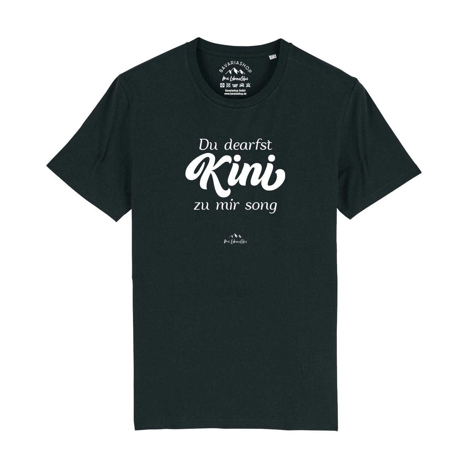 Herren T-Shirt "Du dearfst Kini zu mir sogn" - bavariashop - mei LebensGfui