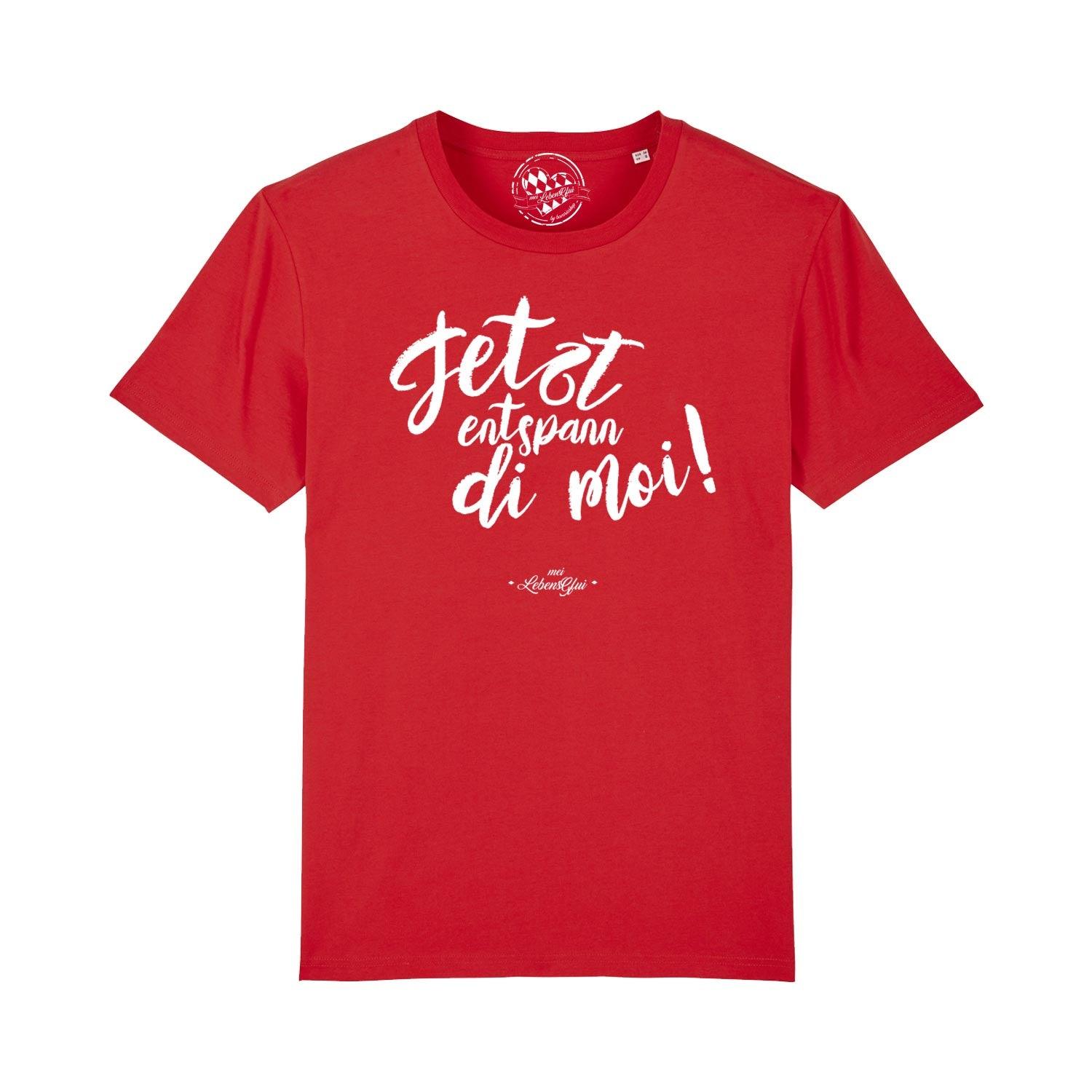 Herren T-Shirt "Entspann di moi..." - bavariashop - mei LebensGfui