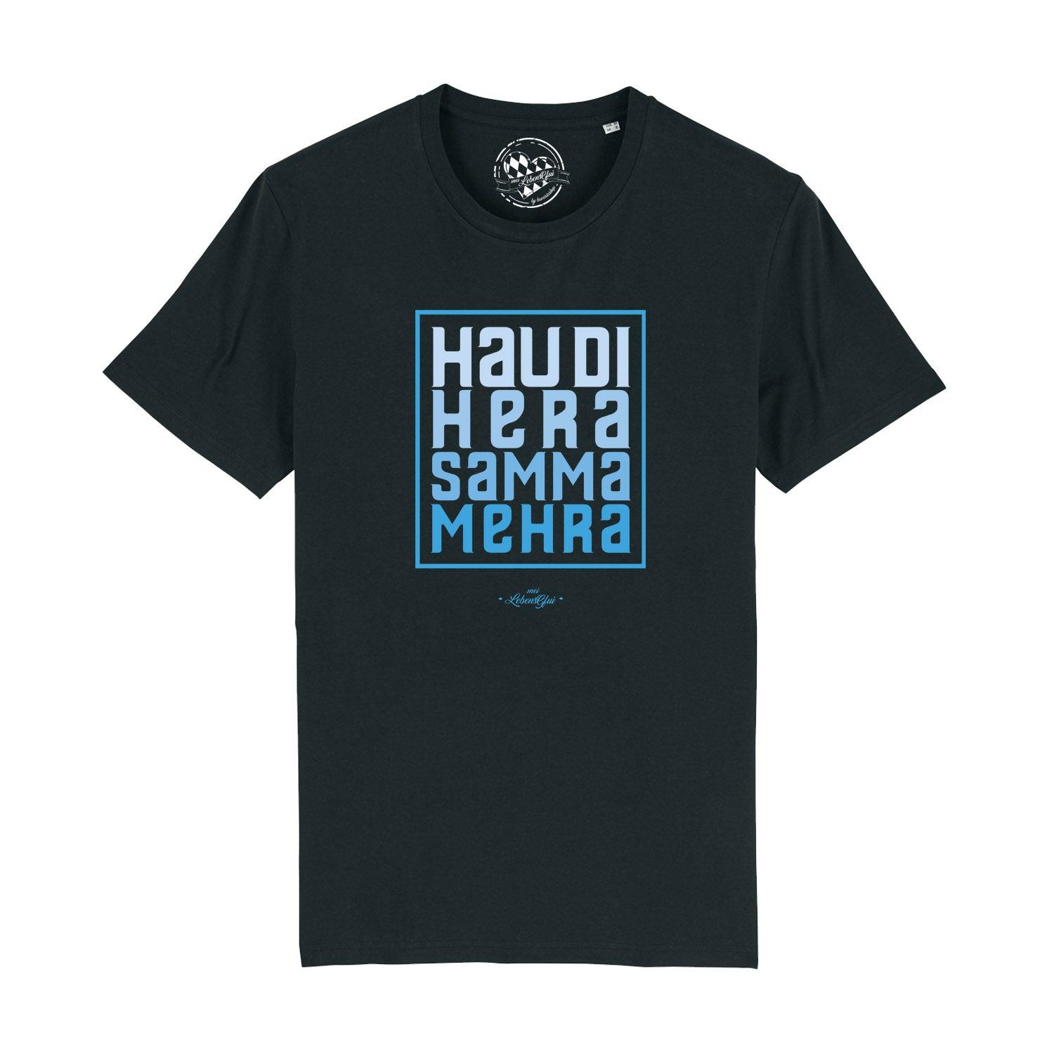 Herren T-Shirt "Hau di hera" - bavariashop - mei LebensGfui