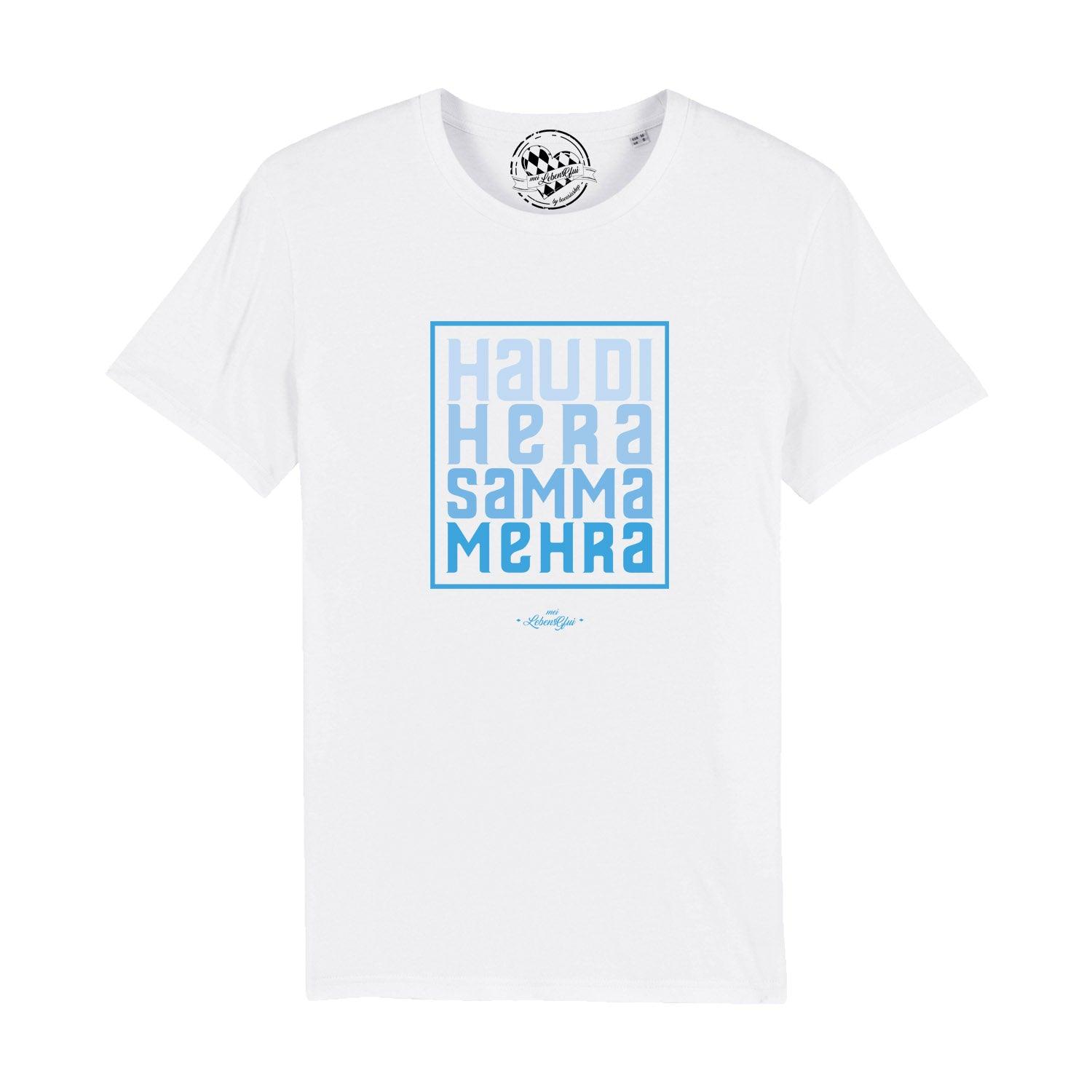Herren T-Shirt "Hau di hera" - bavariashop - mei LebensGfui