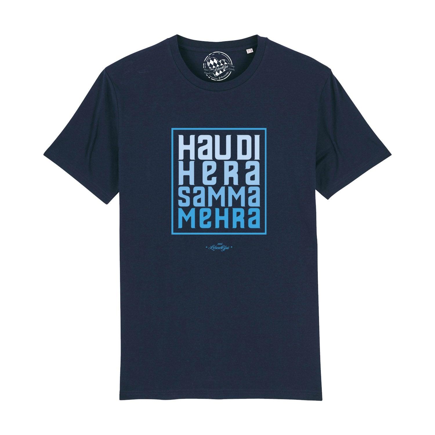 Herren T-Shirt "Hau di hera" - bavariashop - mei LebensGfui