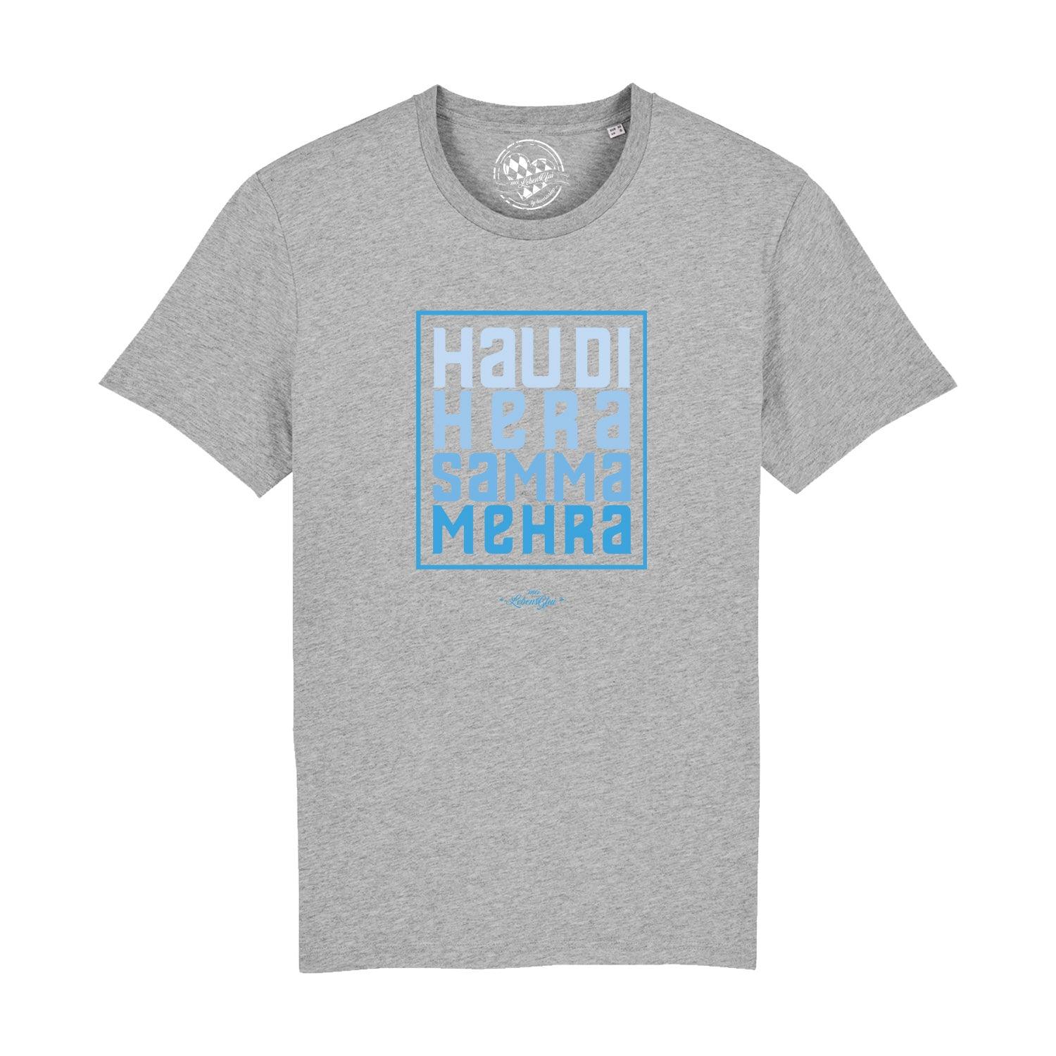 Herren T-Shirt "Hau di hera" - bavariashop - mei LebensGfui