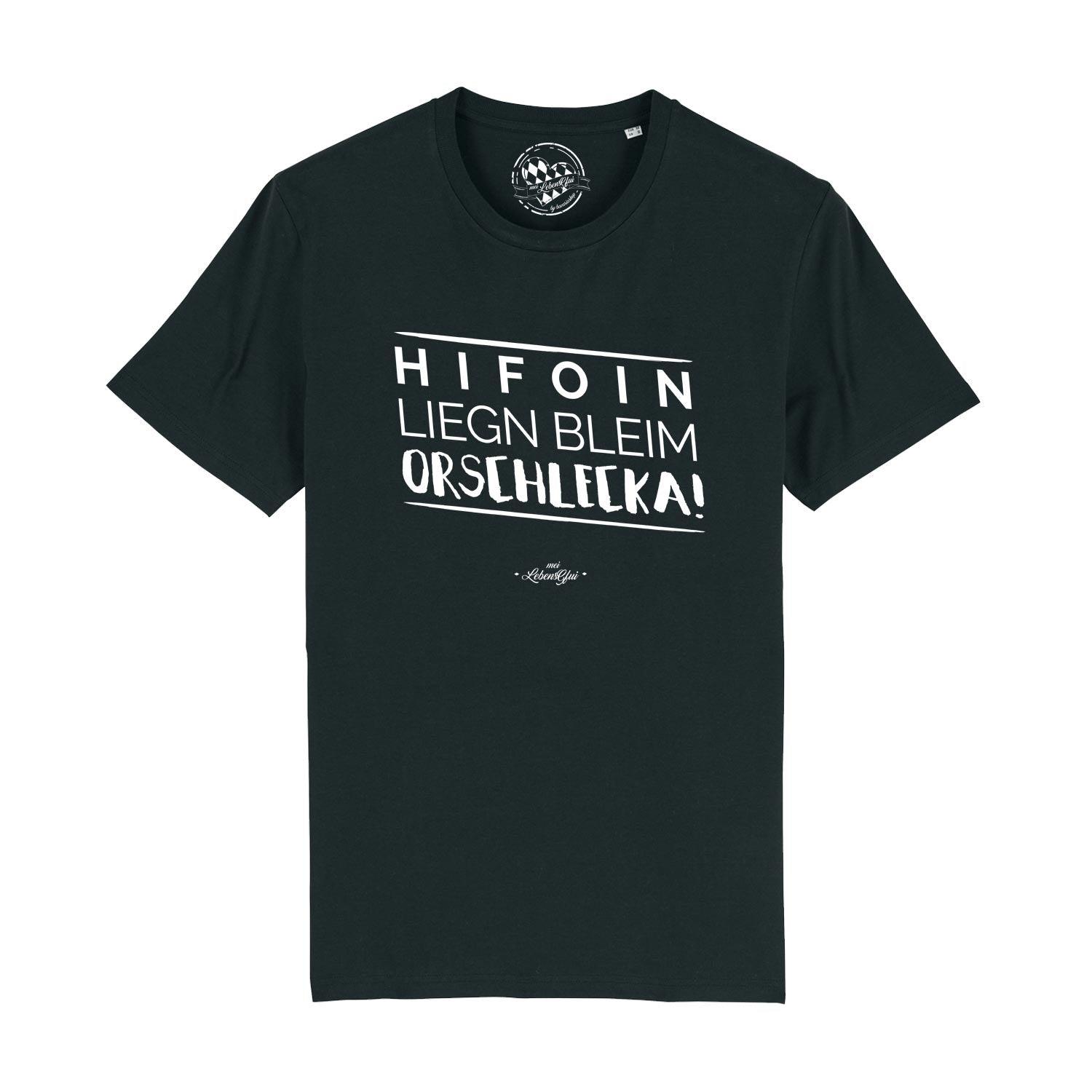 Herren T-Shirt "Hifoin liegn bleim..." - bavariashop - mei LebensGfui