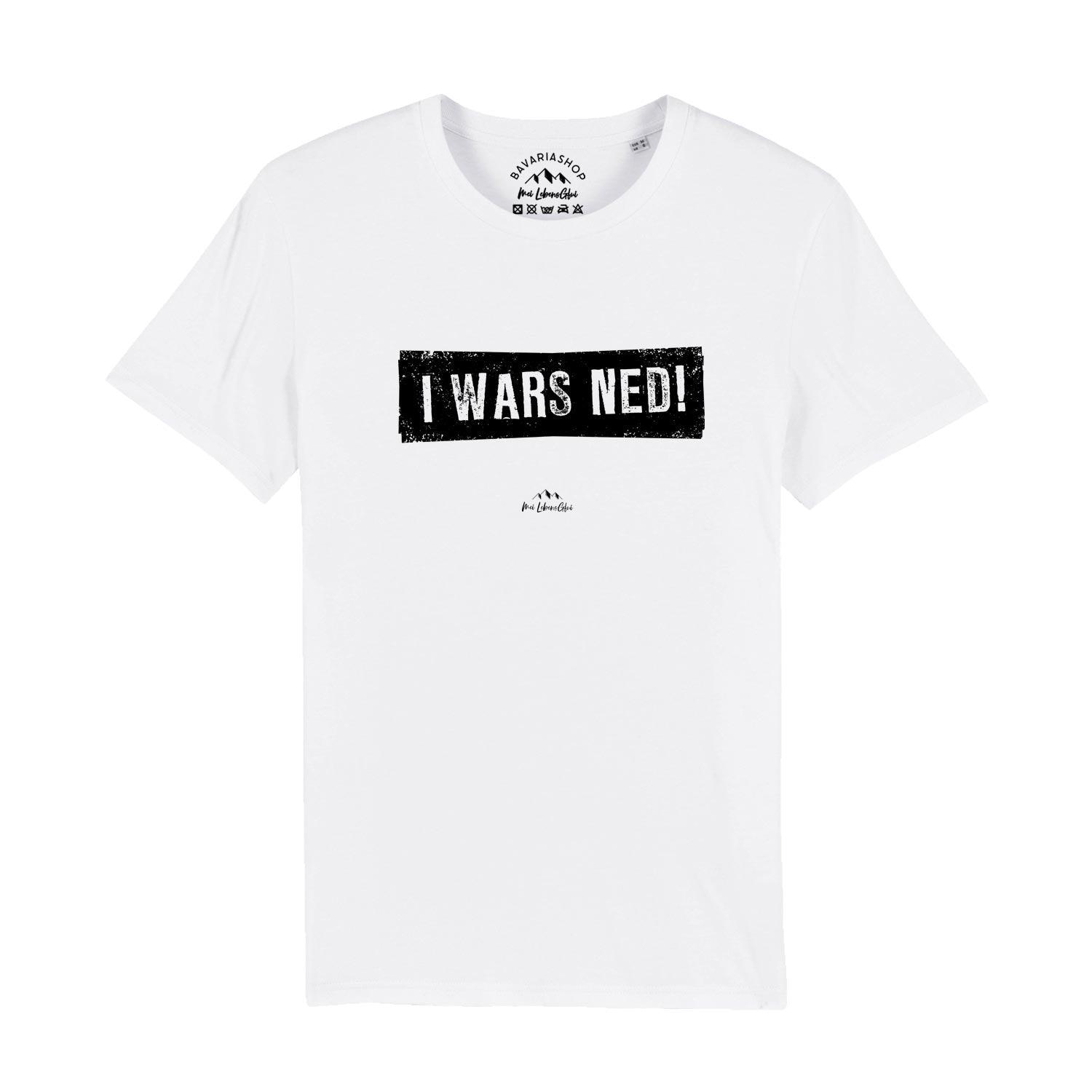 Herren T-Shirt "I wars ned!" - bavariashop - mei LebensGfui
