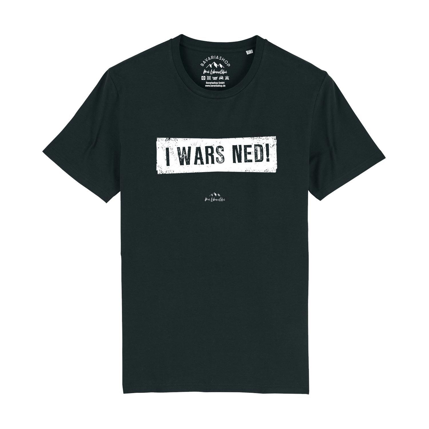 Herren T-Shirt "I wars ned!" - bavariashop - mei LebensGfui
