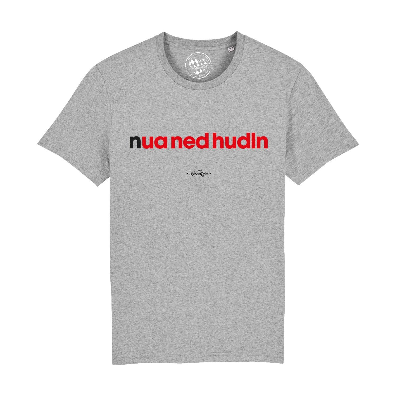Herren T-Shirt "Nua ned hudln" - bavariashop - mei LebensGfui