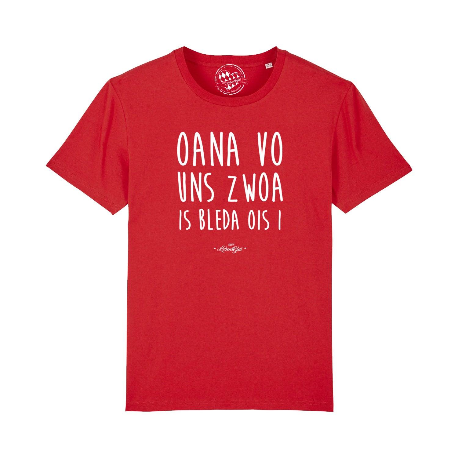 Herren T-Shirt "Oana vo uns zwoa..." - bavariashop - mei LebensGfui