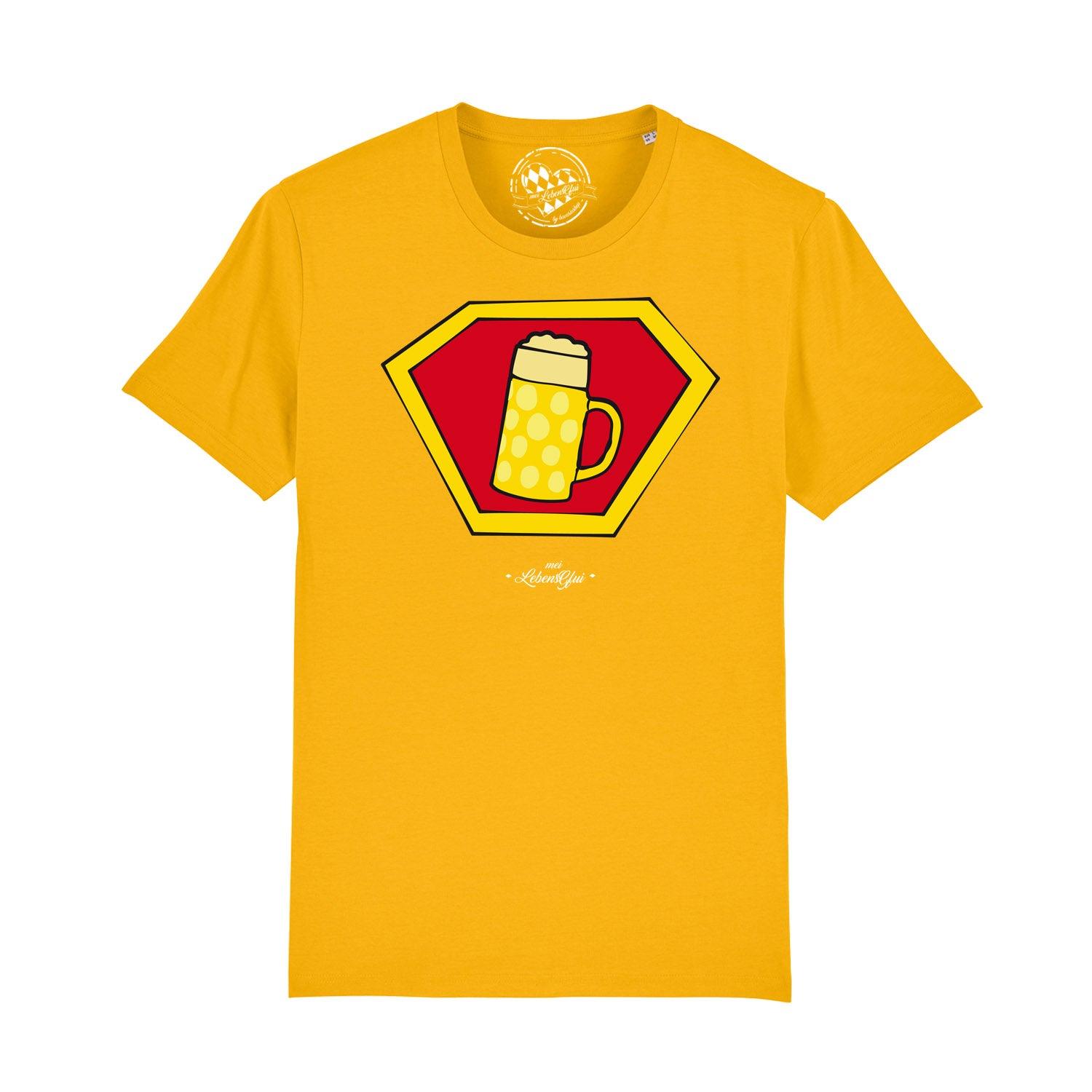 Herren T-Shirt "Super-Bierkrug" - bavariashop - mei LebensGfui