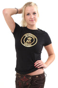 Hofbräu Damen Shirt Bierdeckel - schwarz