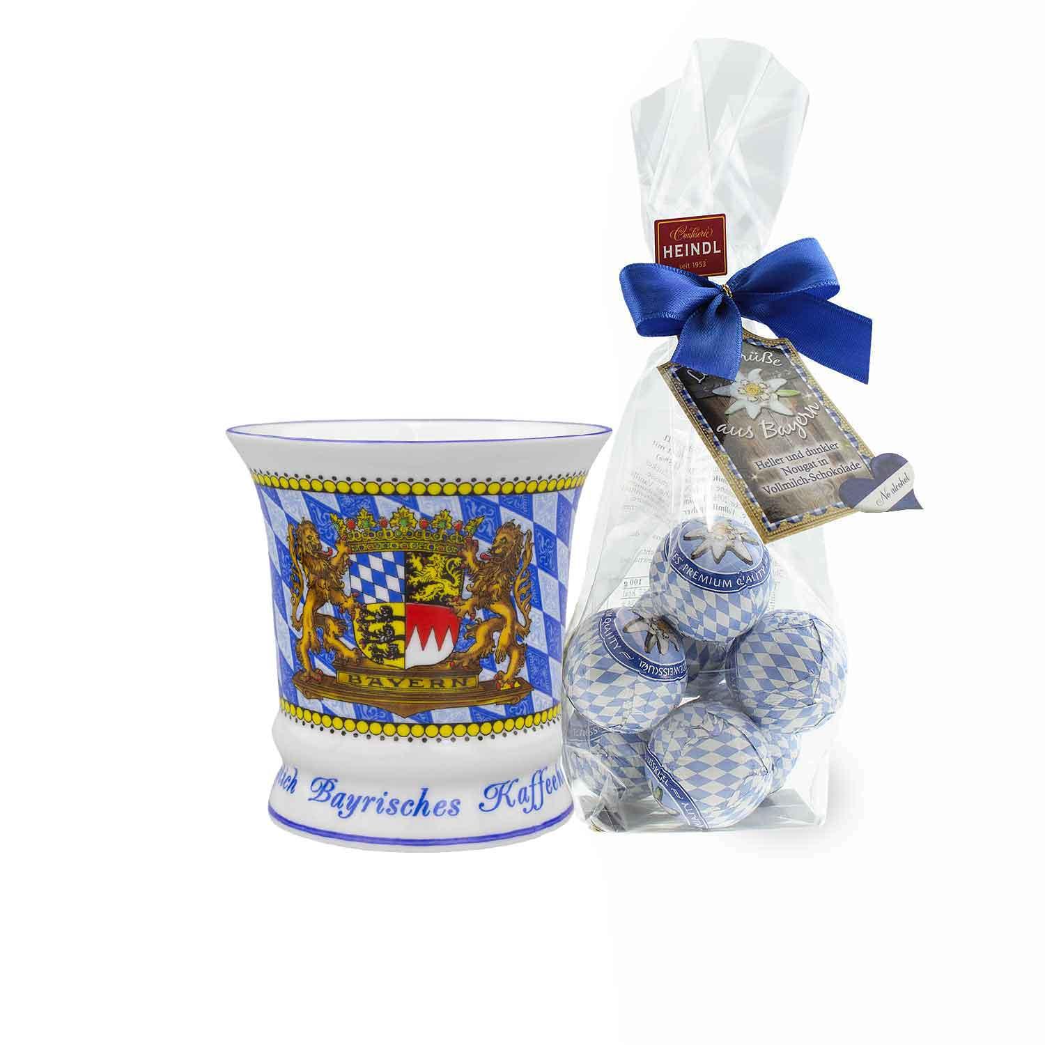 Königliches Kaffeehaferl mit Schoko-Kugeln - bavariashop - mei LebensGfui