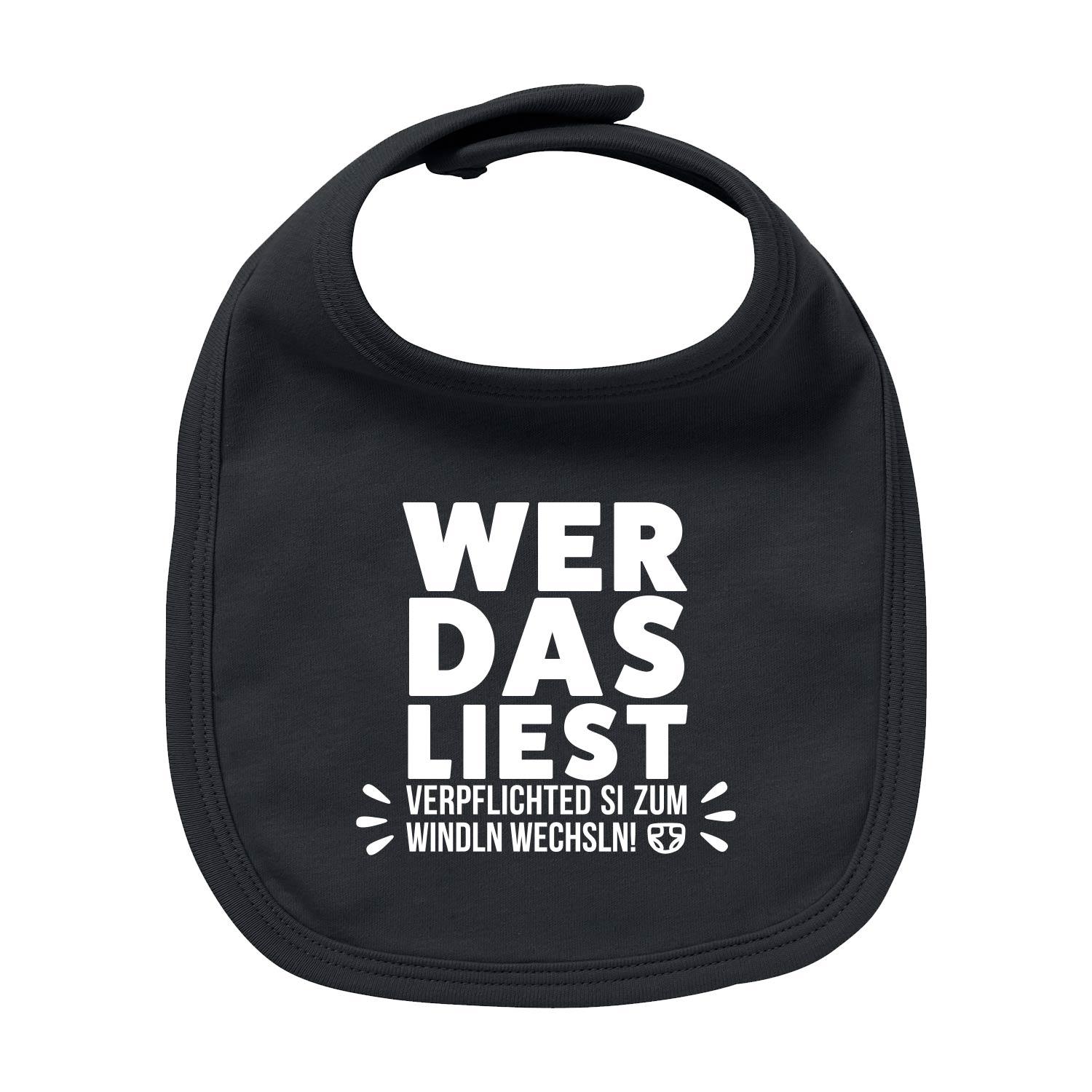 Lätzchen "Windln wechsln!" - bavariashop - mei LebensGfui