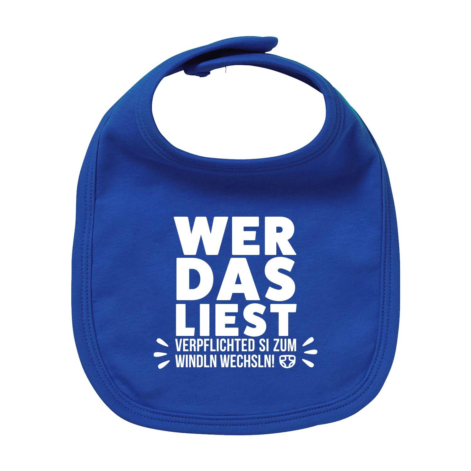 Lätzchen "Windln wechsln!" - bavariashop - mei LebensGfui