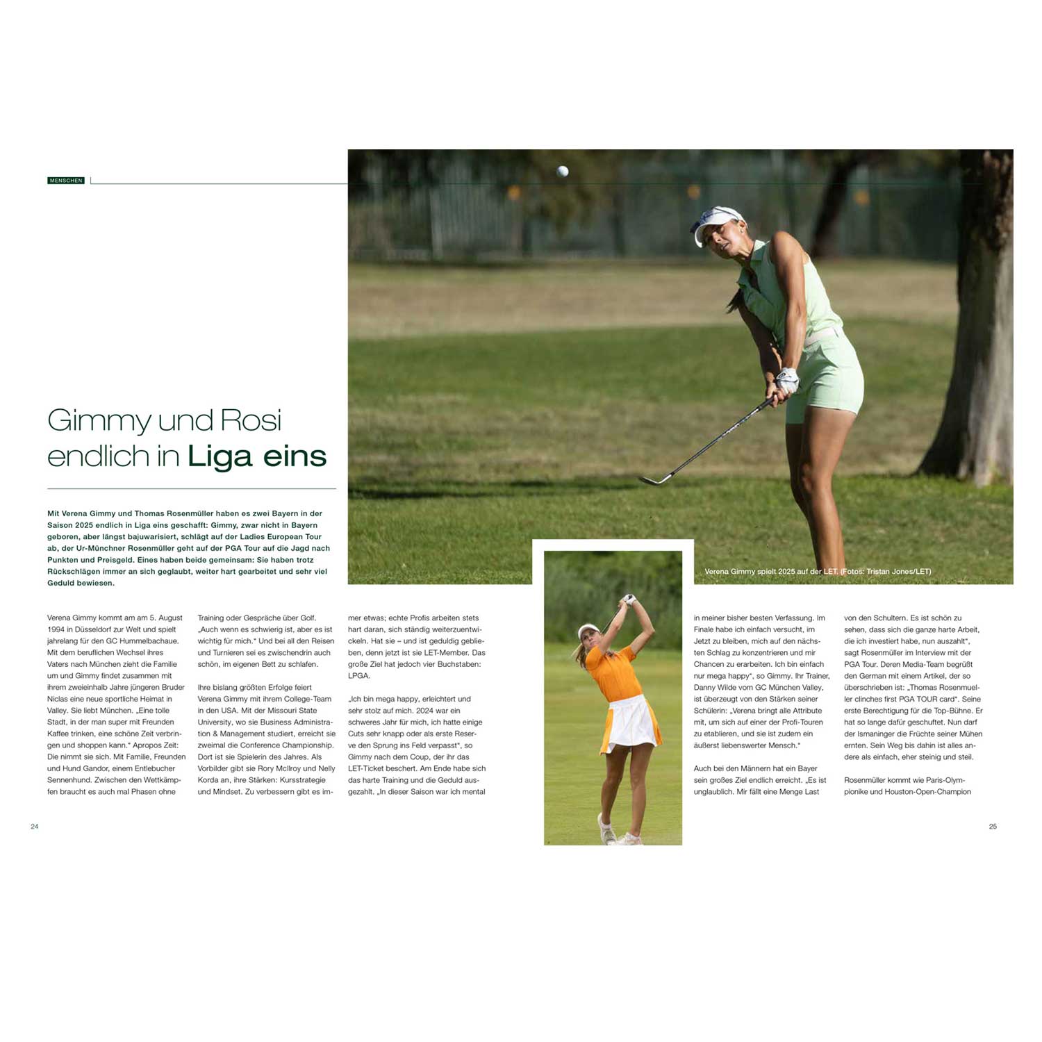 Magazin "Grünland - Das Golfmagazin" Ausgabe 1 / 2025