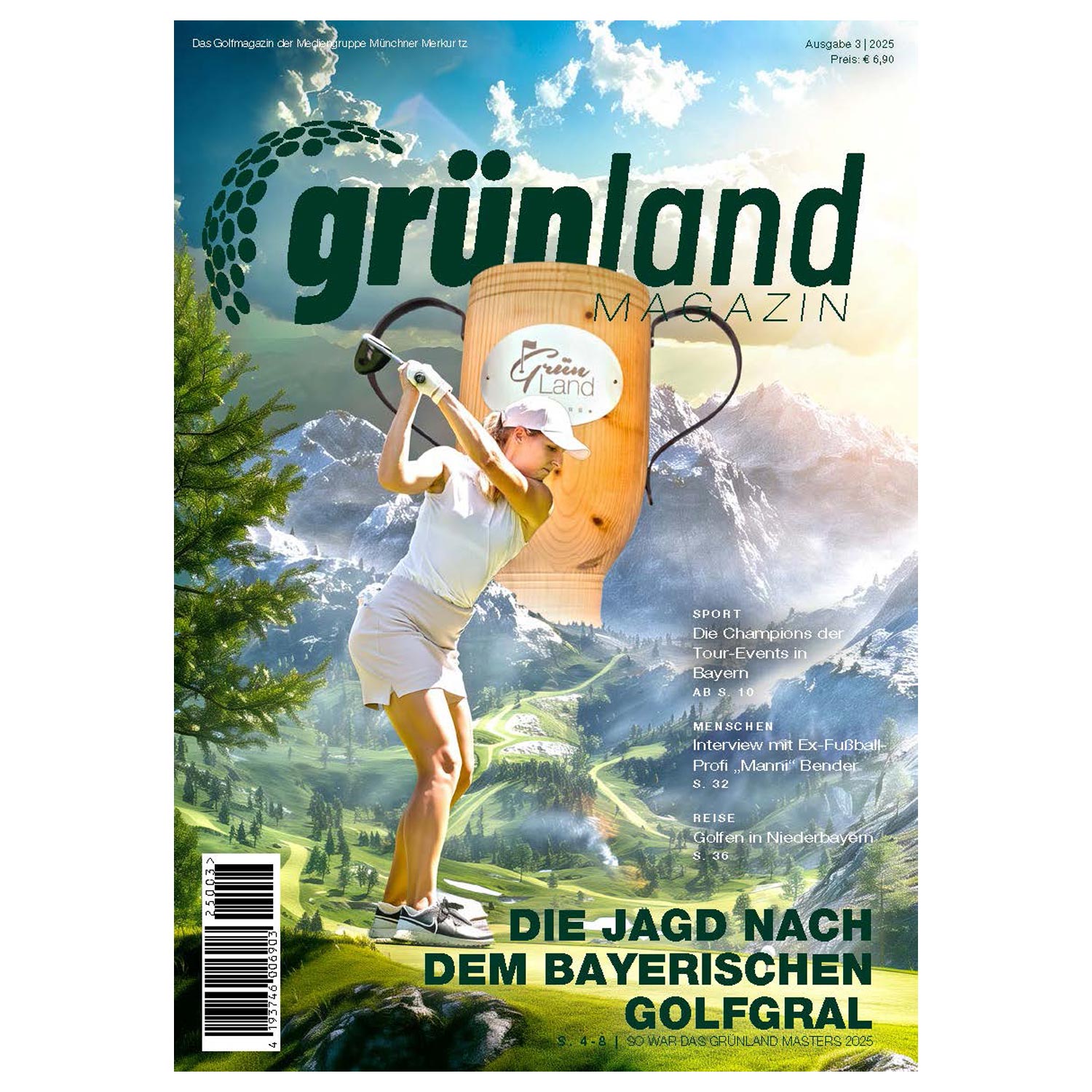 Magazin "Grünland - Das Golfmagazin" Ausgabe 3 / 2025