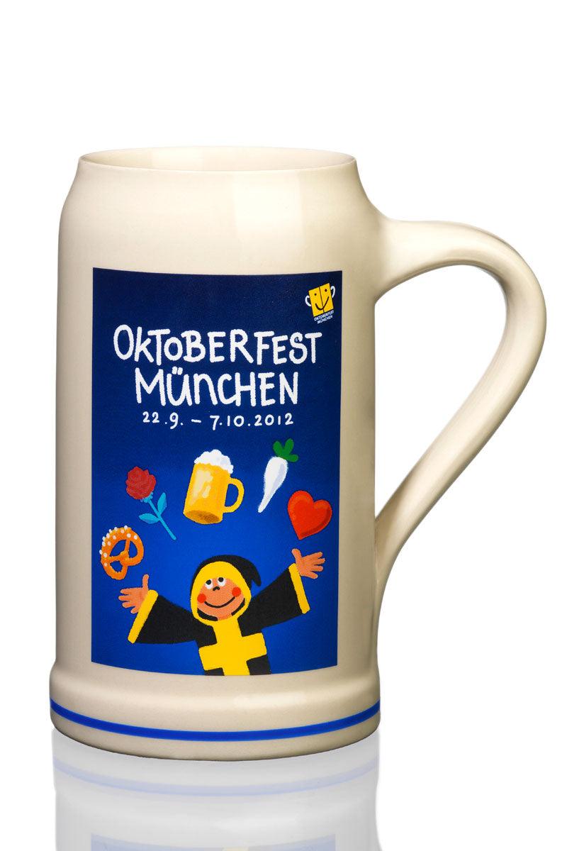 Offizieller Oktoberfestkrug 2012 - bavariashop - mei LebensGfui
