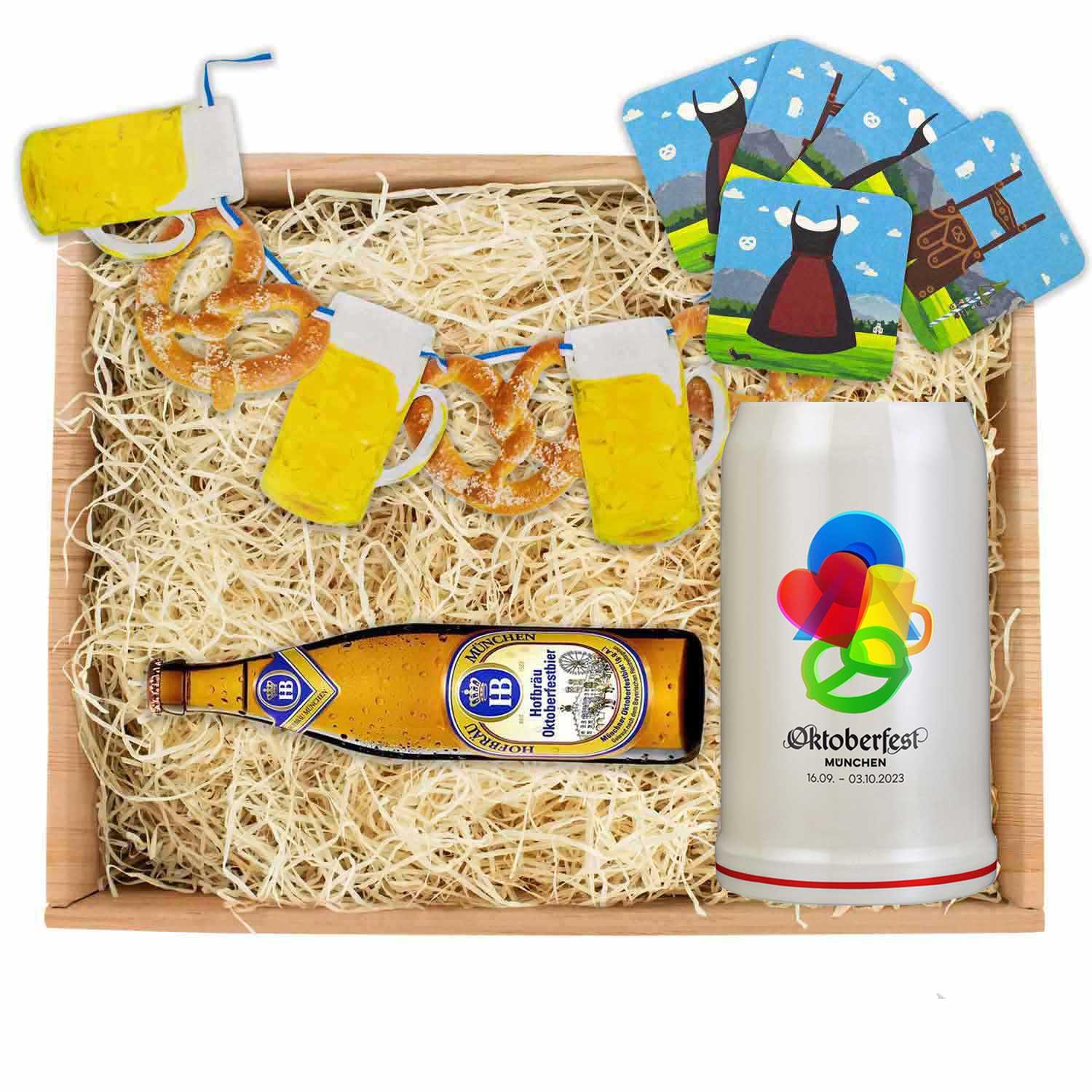 Oktoberfest-Box "Wiesnkrug & Deko" - bavariashop - mei LebensGfui