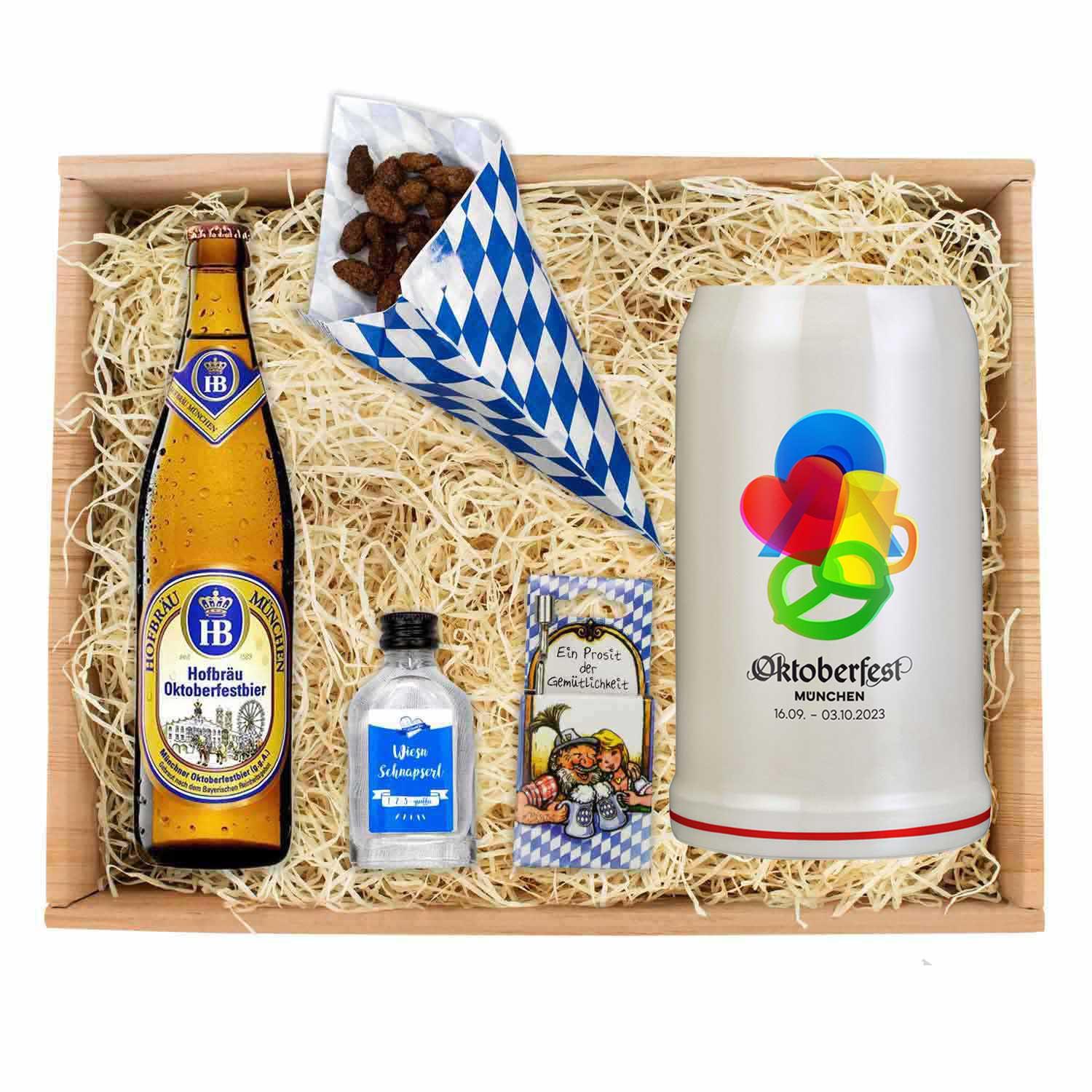 Oktoberfest-Box "Wiesnkrug, Bier und mehr" - bavariashop - mei LebensGfui