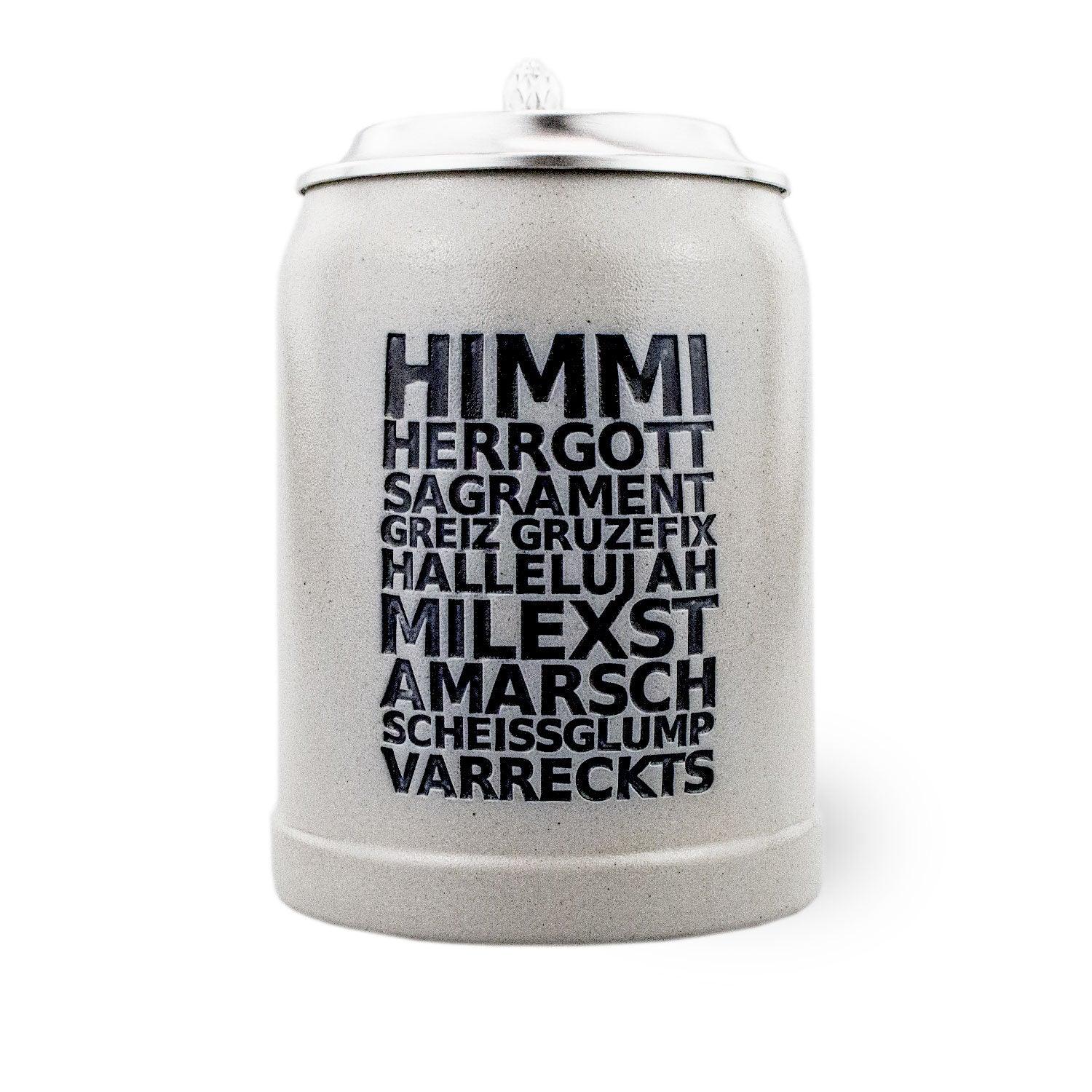 PREMIUM Bierkrug "HimmiHerrGott" - bavariashop - mei LebensGfui