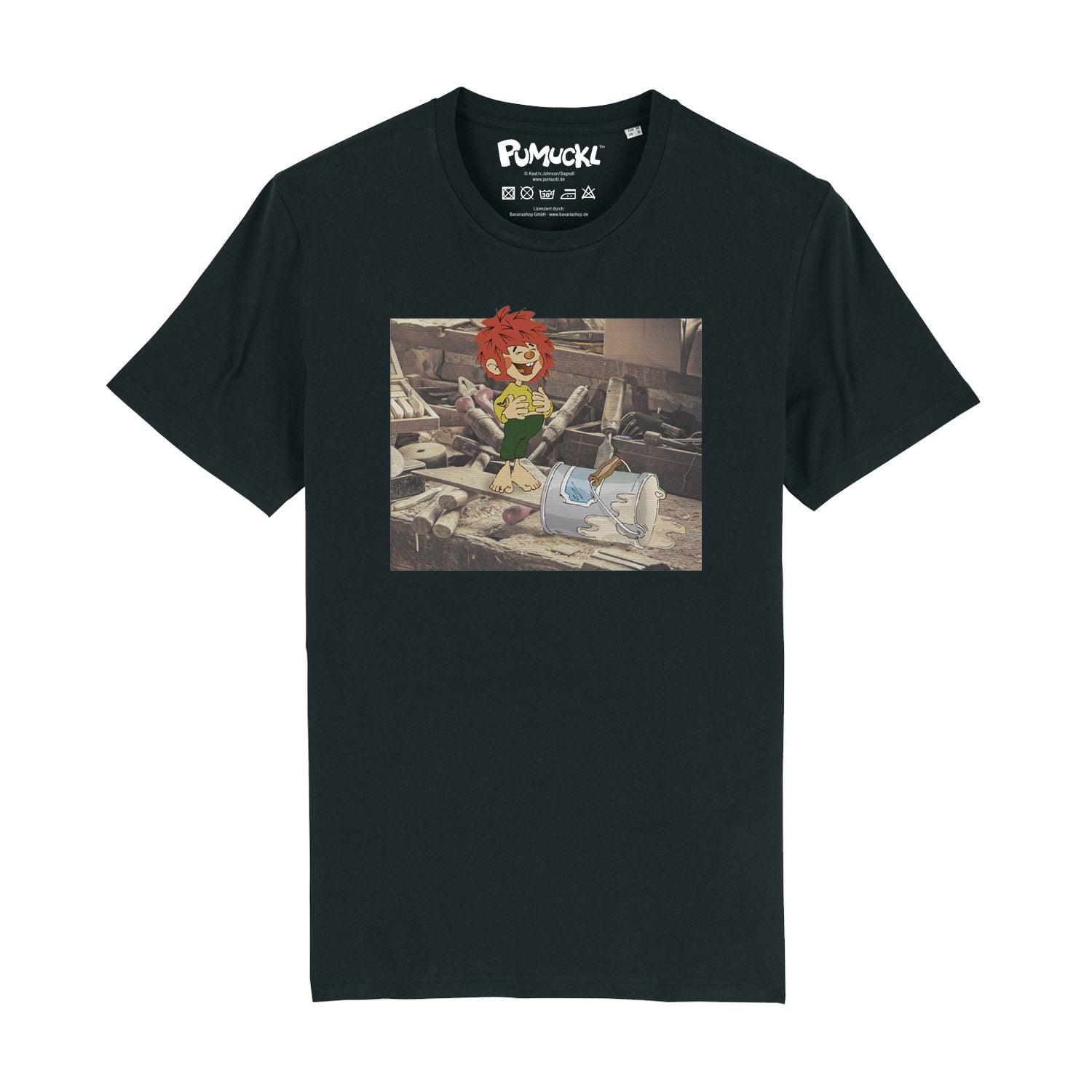 ®Pumuckl Herren T-Shirt "Werkstatt" - bavariashop - mei LebensGfui