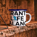 ®Die Schlümpfe Emailletasse "Grantl life balance"