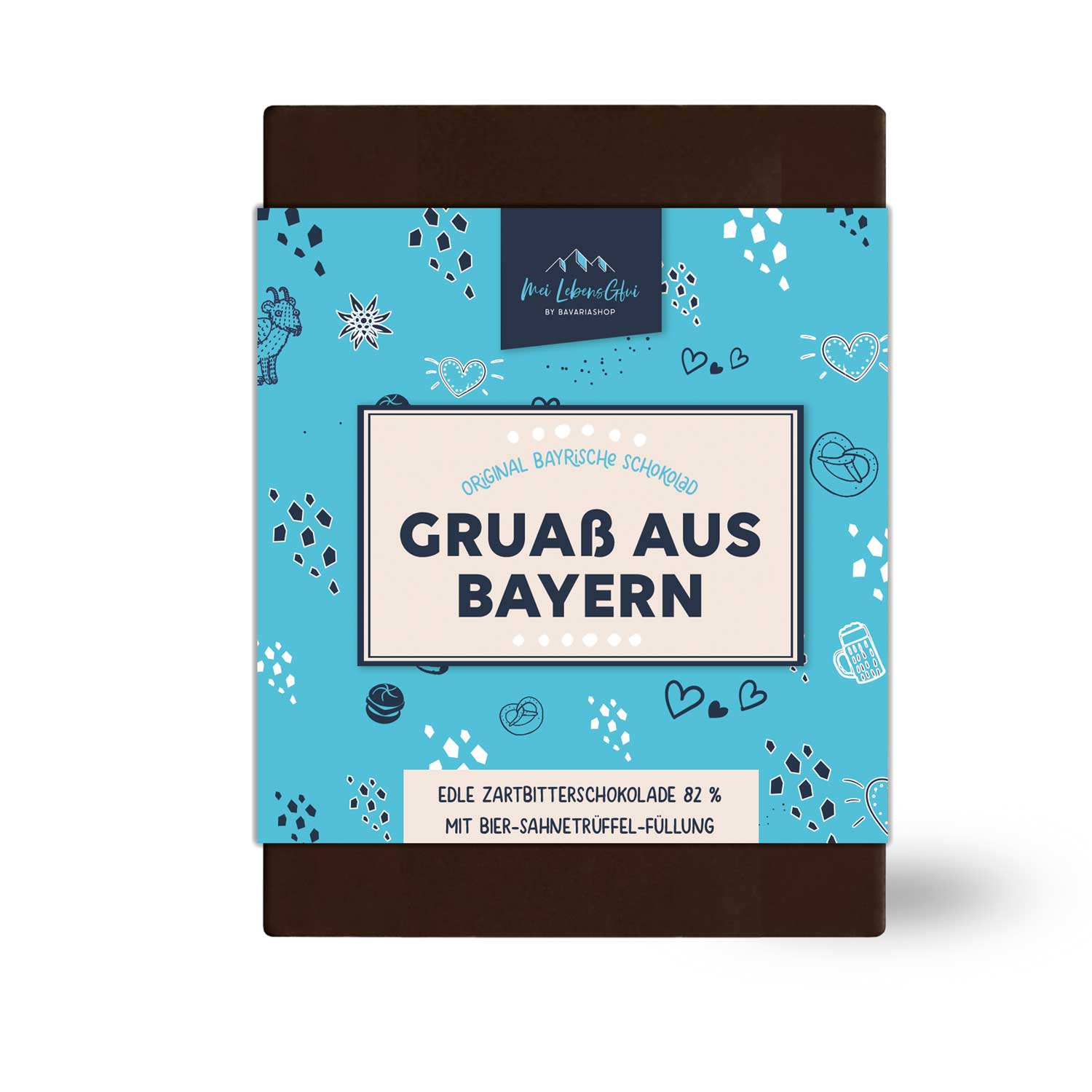 Schokolad "Gruaß aus Bayern"