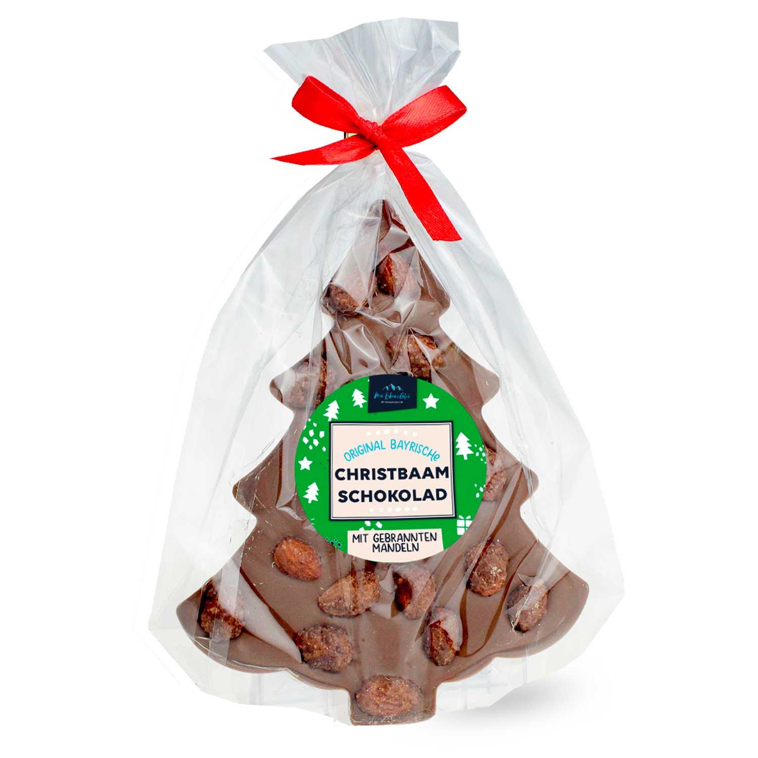 Schokolad mit gebrannten Mandeln "Tannenbaum" - bavariashop - mei LebensGfui
